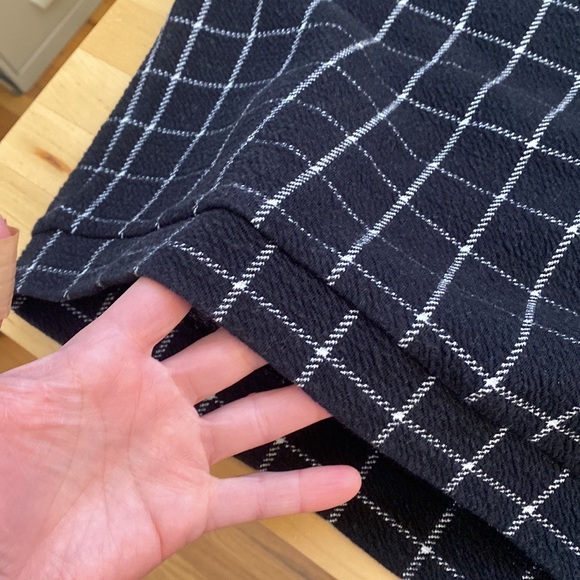 Madewell - Boxy Black and White Checkered Sweater - size M - EUC - Picture 9 of 10